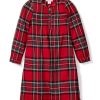 Enfants Petite Plume Chemises De Nuit | Chemise De Nuit Beatrice En Coton Brosse Pour Fille En Tartan Imperial