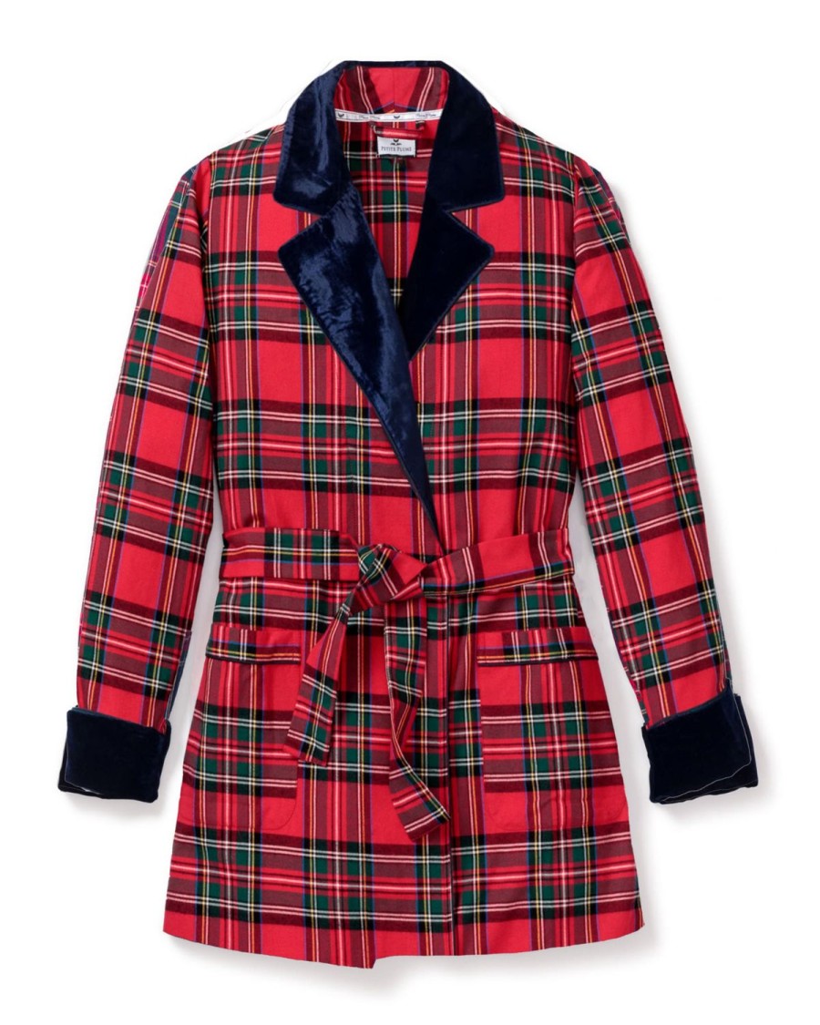 Femmes Petite Plume | Robe Courte Pour Femme Avec Bordure En Velours En Tartan Imperial