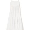 Femmes Petite Plume | Robe De Detente Pima Serene Pour Femmes En Blanc