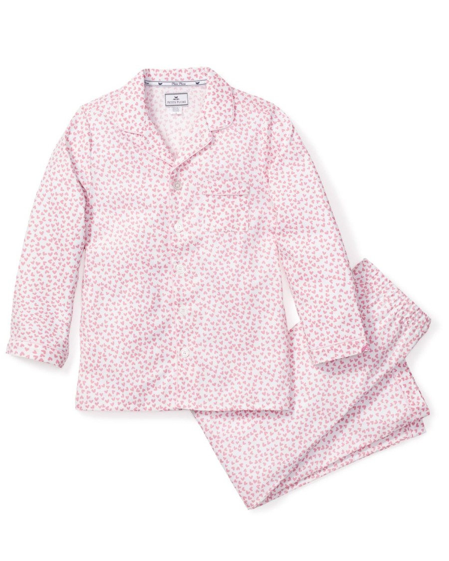 Enfants Petite Plume Pyjamas | Ensemble Pyjama En Serge Pour Enfants En Amoureux