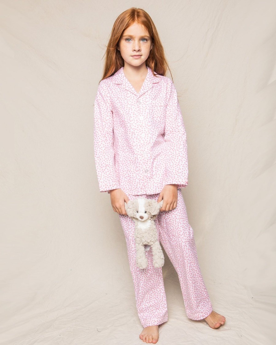 Enfants Petite Plume Pyjamas | Ensemble Pyjama En Serge Pour Enfants En Amoureux