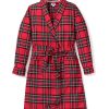 Femmes Petite Plume | Robe En Coton Brosse Pour Femmes En Tartan Imperial