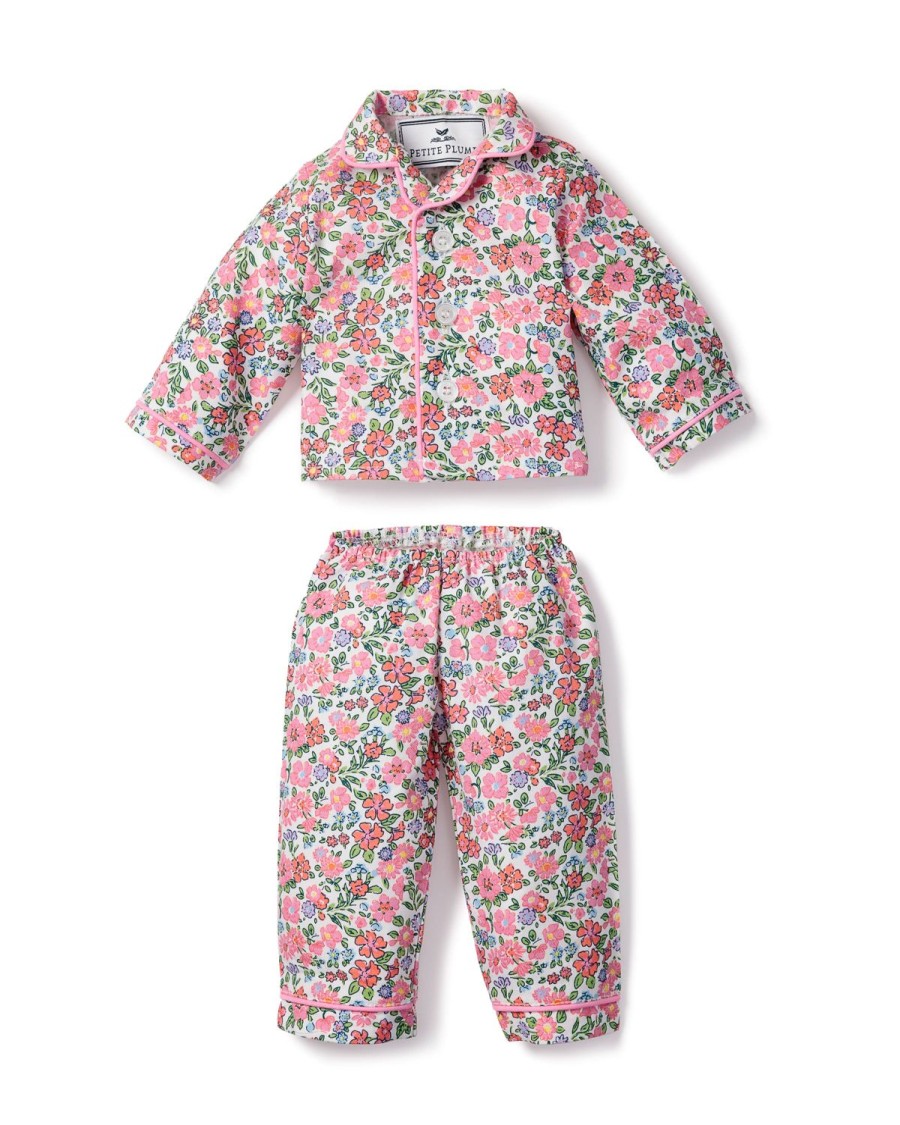 Enfants Petite Plume Pantoufles Et Accessoires | Pyjama Poupee Enfant En Fleurs De Rose