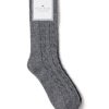 Femmes Petite Plume | Chaussettes En Cachemire Pour Femmes En Gris Fonce