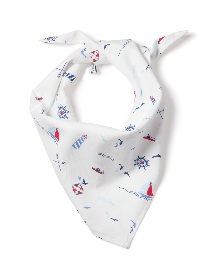 Maison Petite Plume | Bandana En Serge Pour Chien En Sail Away