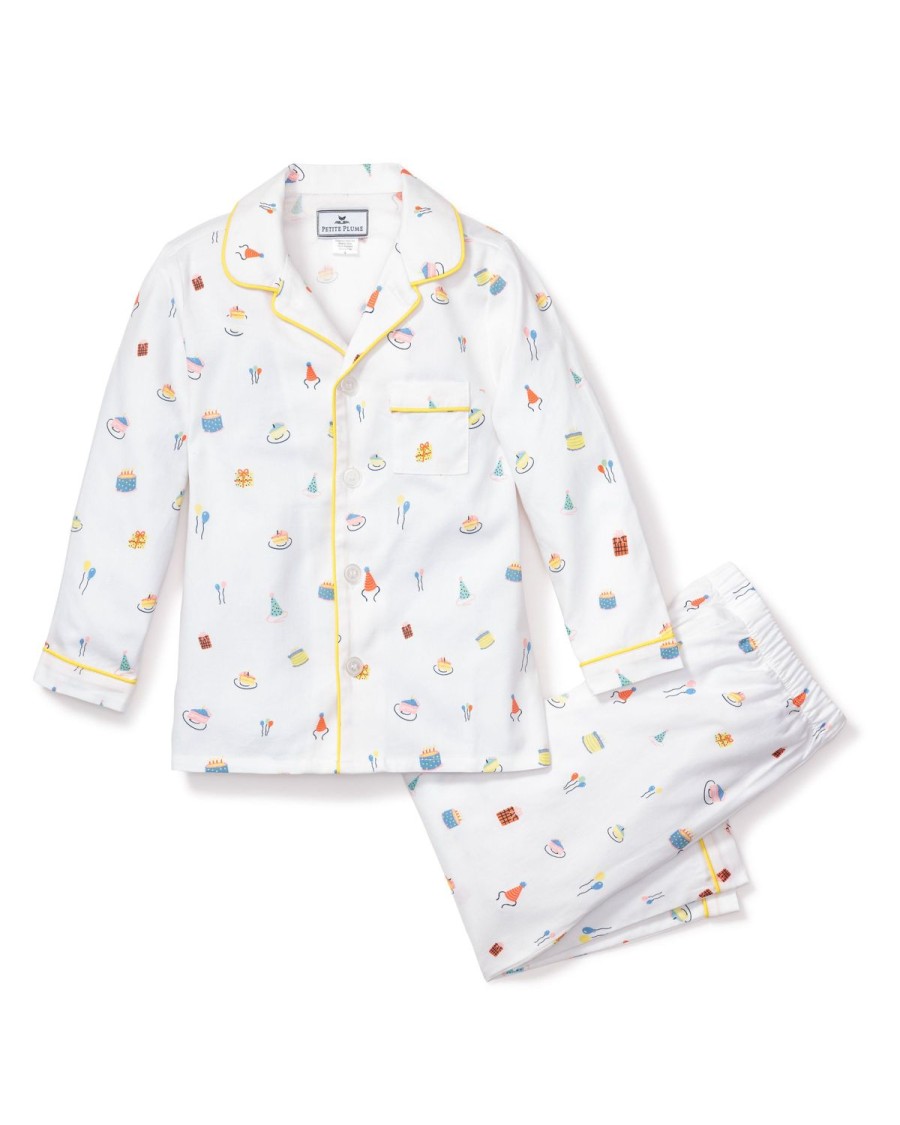 Enfants Petite Plume Pyjamas | Ensemble De Pyjama En Serge Pour Enfants Dans Les Souhaits D'Anniversaire