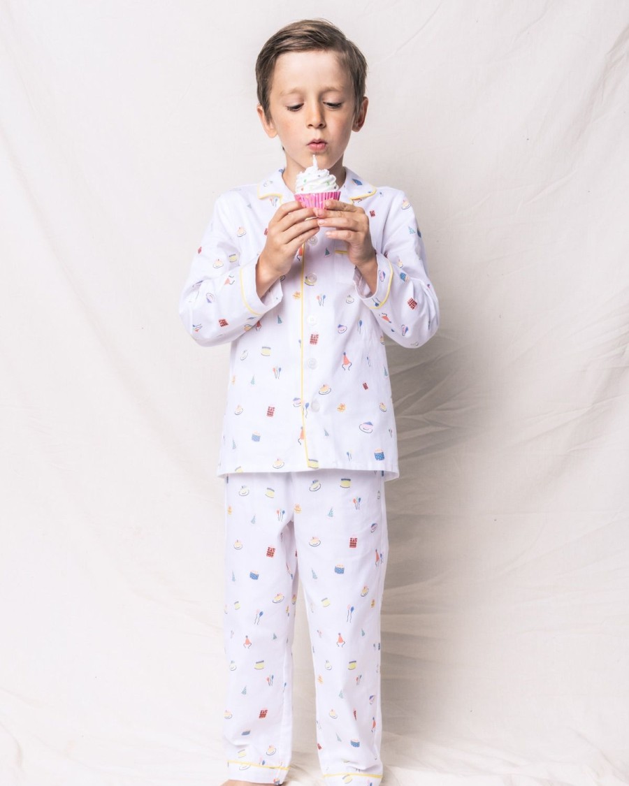 Enfants Petite Plume Pyjamas | Ensemble De Pyjama En Serge Pour Enfants Dans Les Souhaits D'Anniversaire