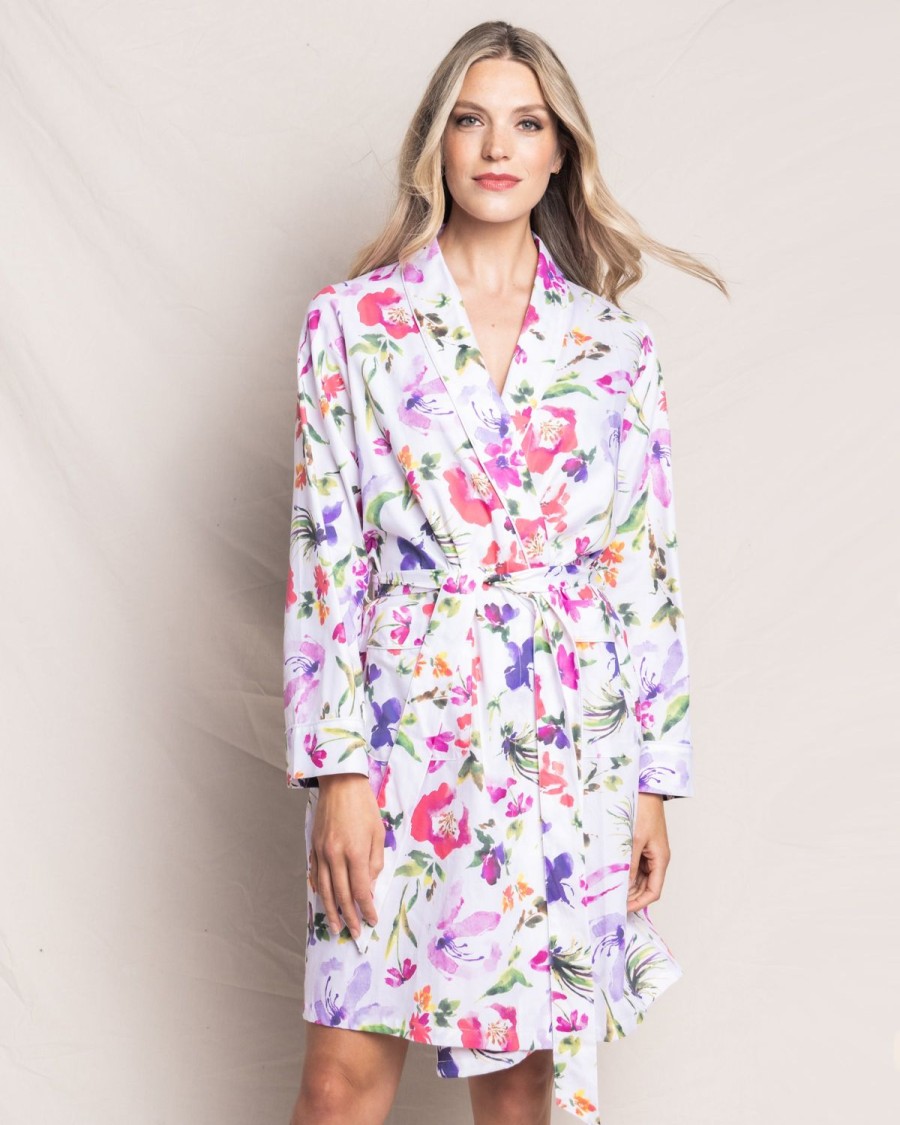 Femmes Petite Plume | Robe En Serge Pour Femmes Dans Les Jardins De Giverny