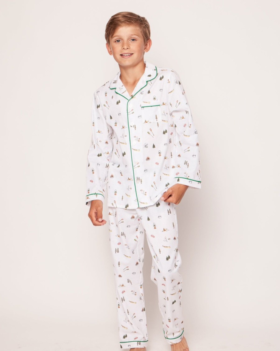 Enfants Petite Plume Pyjamas | Ensemble Pyjama En Serge Pour Enfants En Pleine Nature