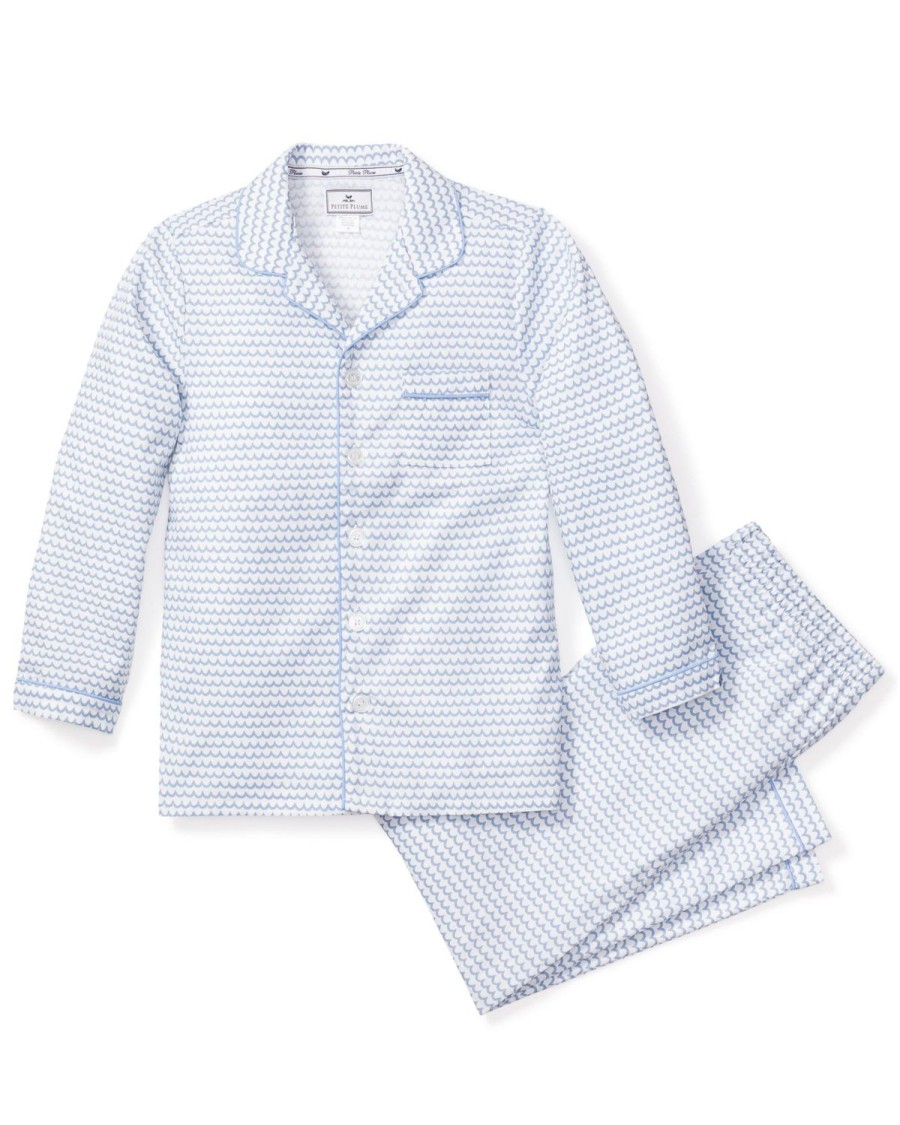 Enfants Petite Plume Pyjamas | Ensemble Pyjama En Serge Pour Enfant A La Mer