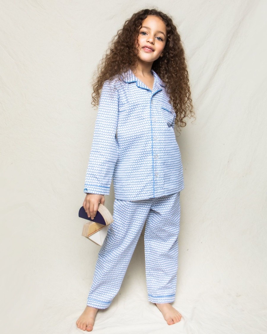 Enfants Petite Plume Pyjamas | Ensemble Pyjama En Serge Pour Enfant A La Mer