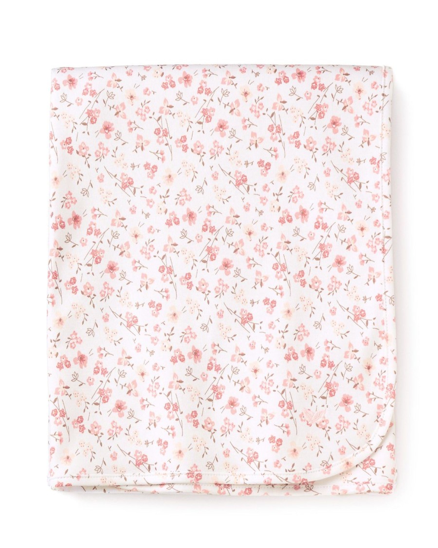 Enfants Petite Plume Accessoires | Couverture Pour Bebe Pima A Fleurs Du Dorset