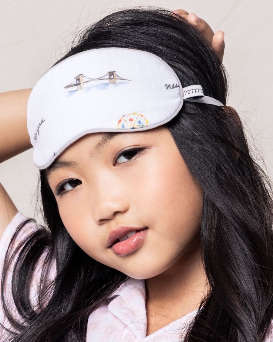 Enfants Petite Plume Pantoufles Et Accessoires | Masque De Sommeil En Serge Pour Enfants A New York ! New York!