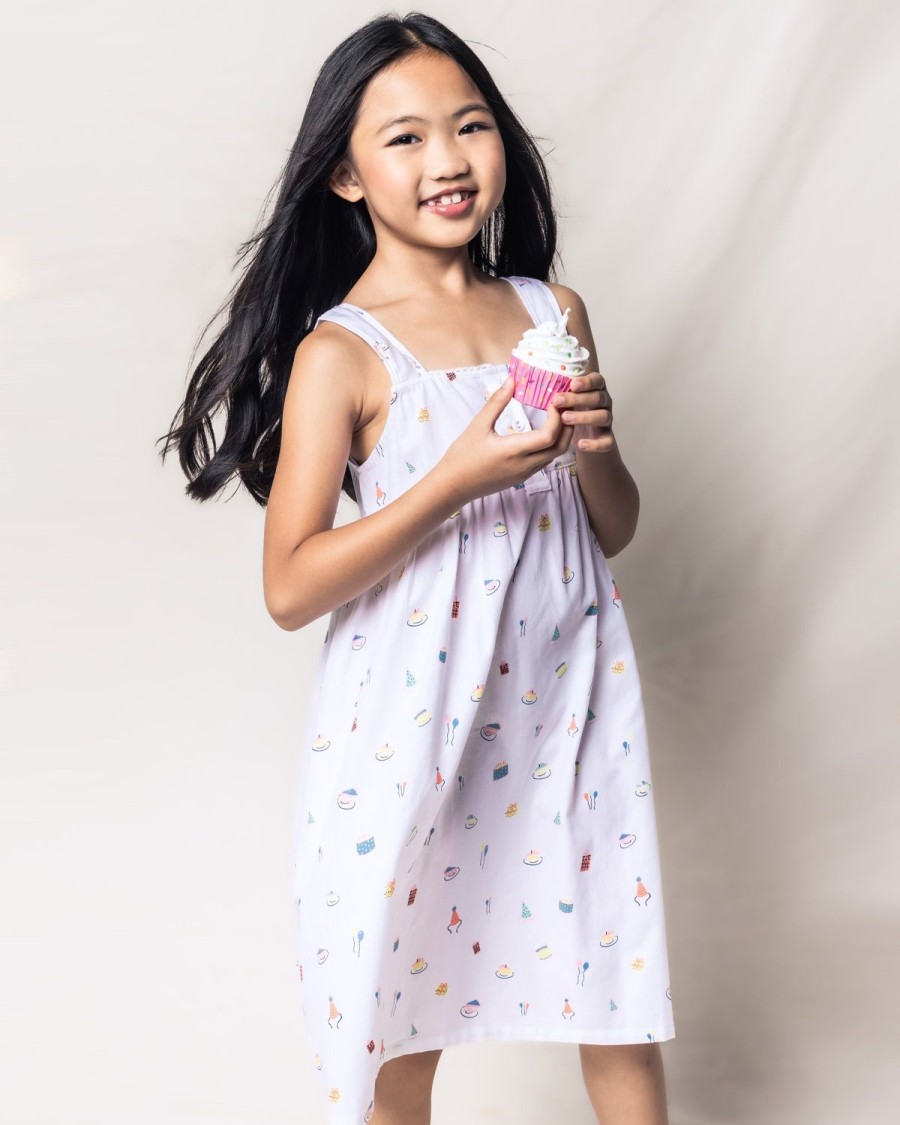 Enfants Petite Plume Chemises De Nuit | Chemise De Nuit Charlotte En Serge Pour Fille Dans Les Souhaits D'Anniversaire