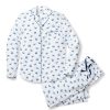 Hommes Petite Plume | Ensemble Pyjama En Serge Pour Hommes Dans L'Equitation