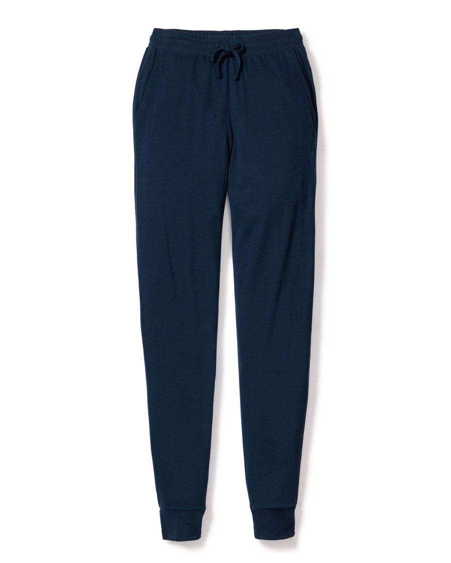 Femmes Petite Plume | Pantalon De Detente Pima Pour Femme En Bleu Marine