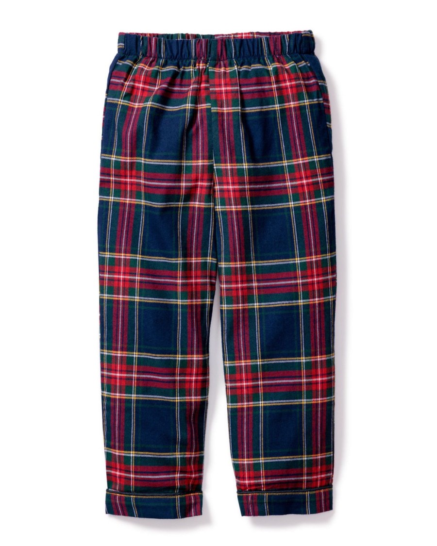 Enfants Petite Plume Pyjamas | Pantalon De Pyjama En Coton Brosse Pour Enfant En Tartan Windsor