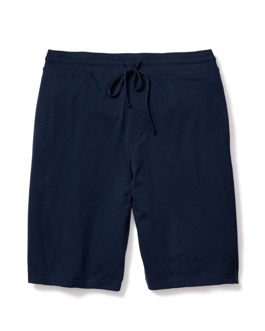 Hommes Petite Plume | Short Pima Pour Hommes En Bleu Marine