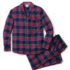 Hommes Petite Plume | Ensemble Pyjama En Coton Brosse Pour Hommes En Tartan Windsor