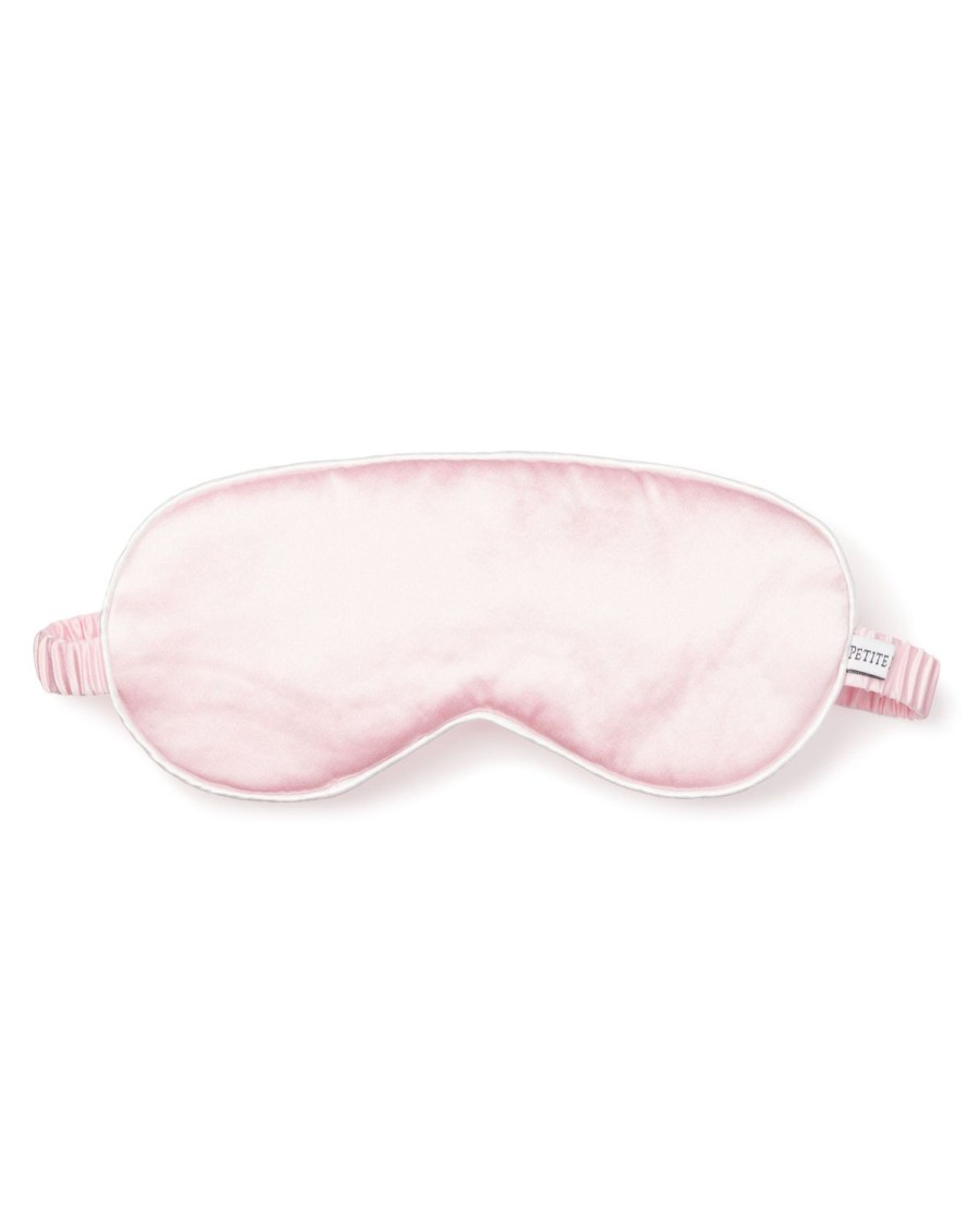 Femmes Petite Plume | Masque De Sommeil En Soie Pour Femme En Rose