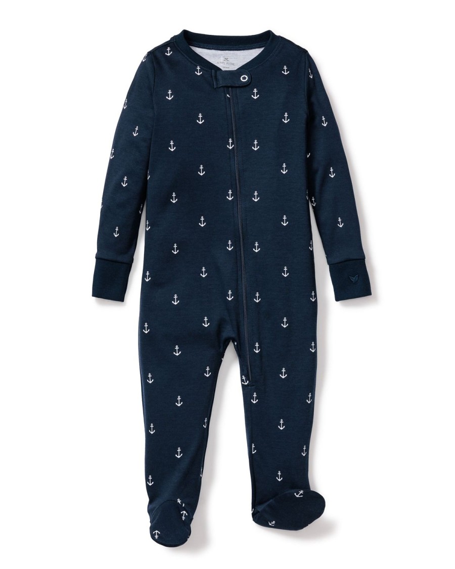 Enfants Petite Plume Barboteuse | Barboteuse Pima Snug Fit Pour Bebe En Ancres De Portsmouth