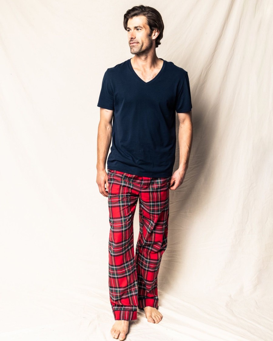 Hommes Petite Plume | Pantalon Pour Homme En Coton Brosse En Tartan Imperial