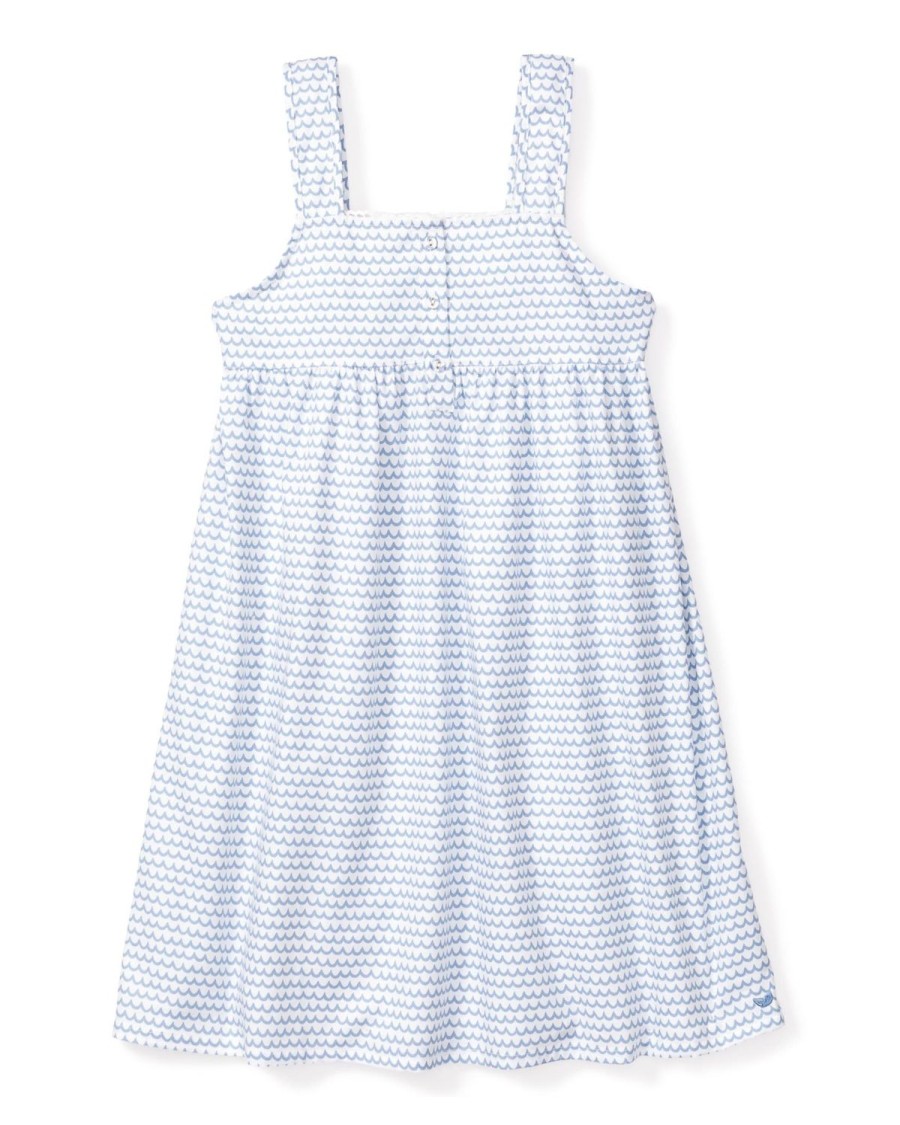 Enfants Petite Plume Chemises De Nuit | Chemise De Nuit Charlotte En Serge Pour Fille A La Mer