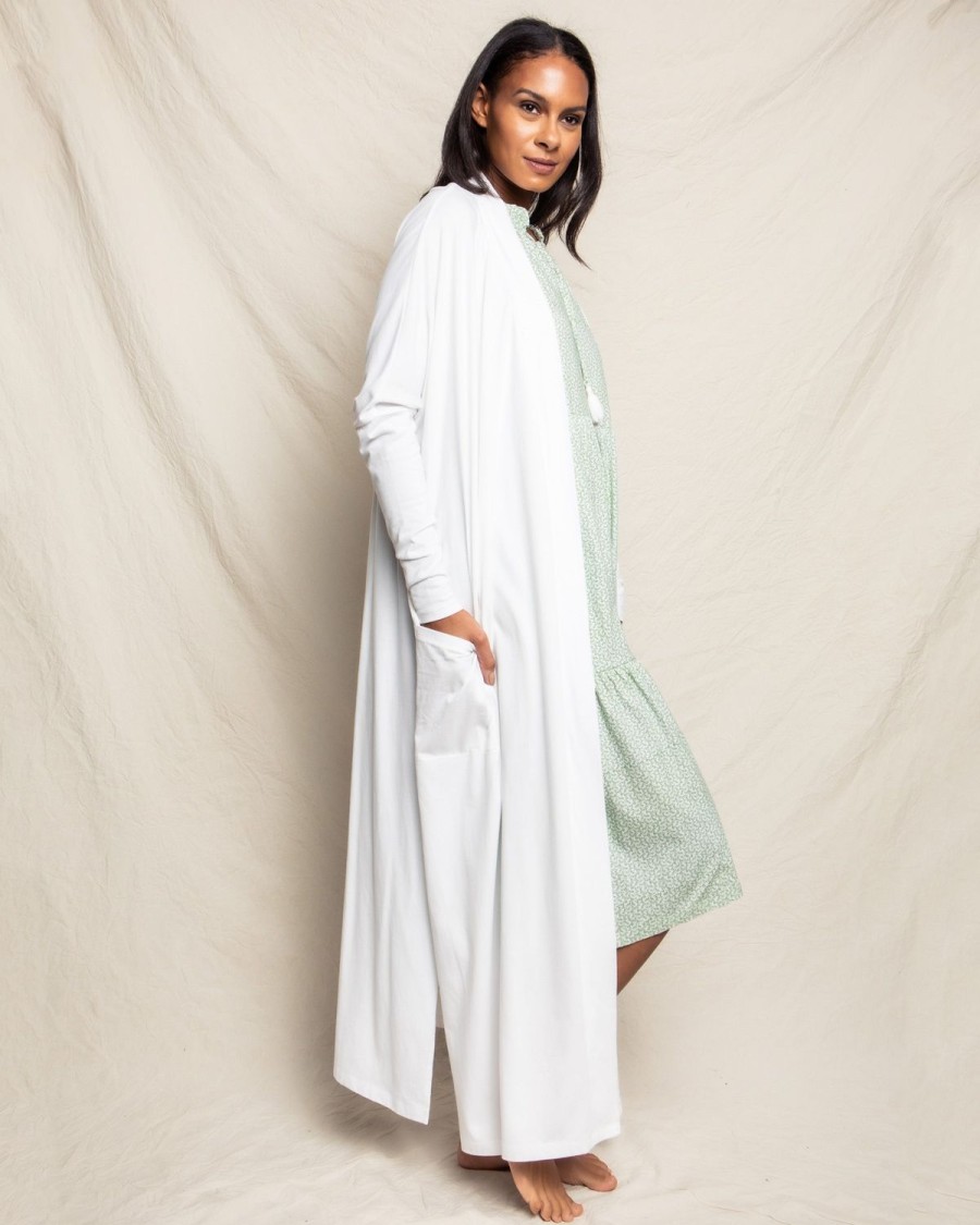 Femmes Petite Plume | Pima Duster Pour Femme En Blanc