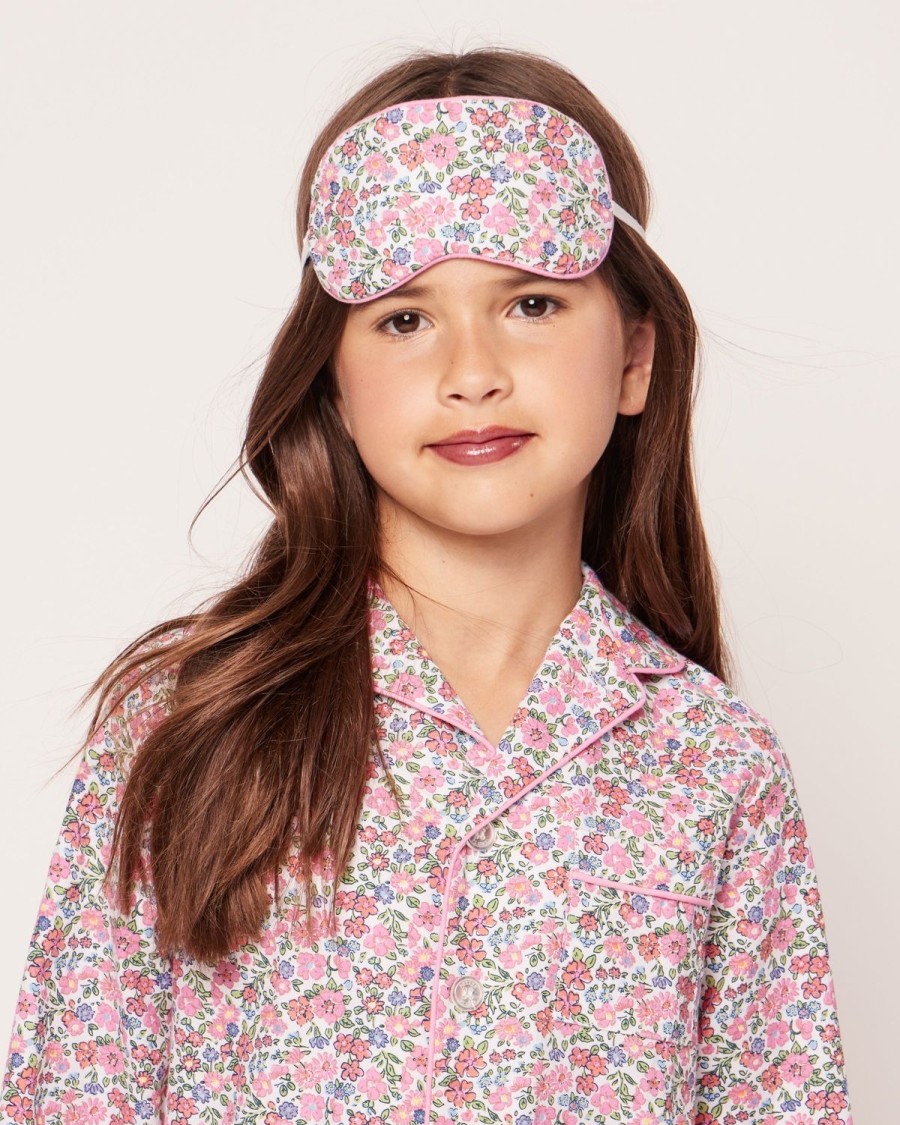 Enfants Petite Plume Pantoufles Et Accessoires | Masque De Sommeil Enfant En Fleurs De Rose