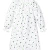 Enfants Petite Plume Chemises De Nuit | Chemise De Nuit Delphine En Serge Pour Fille En Trefles