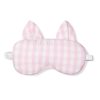 Femmes Petite Plume | Masque De Sommeil En Serge Kitty Pour Adultes En Vichy Rose