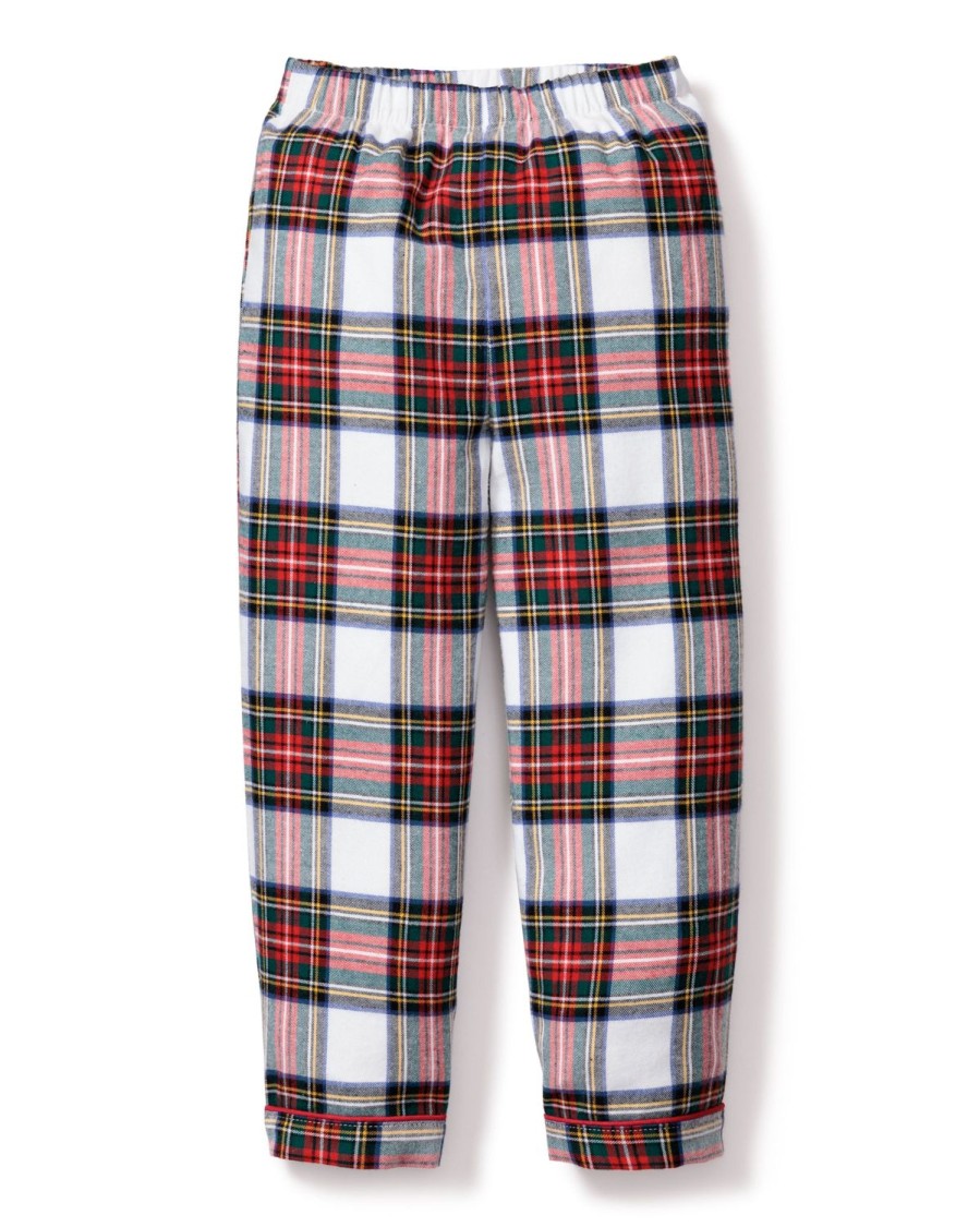 Enfants Petite Plume Pyjamas | Pantalon De Pyjama En Coton Brosse Pour Enfant En Tartan Balmoral