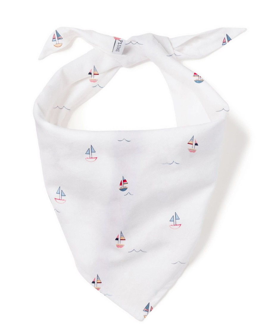 Maison Petite Plume | Bandana En Serge Pour Chien En Bateau